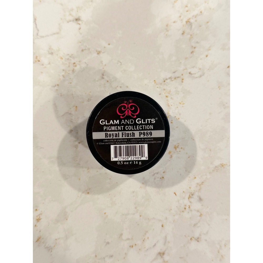 Glam‎ and Glits Pigment Collection Royal Flush P989 Blue Shimmer 0.5oz 14g Jar